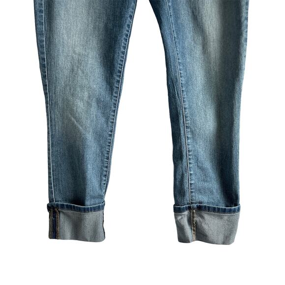 NYDJ Women’s Size 6 Ankle Cuffed Straight Leg‎ Light Wash Jeans - Picture 3 of 8